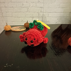 Pumpkin & Apple Spider Plushies