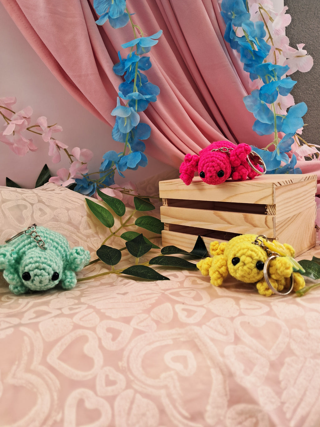 Mini Spider Keychain Collection