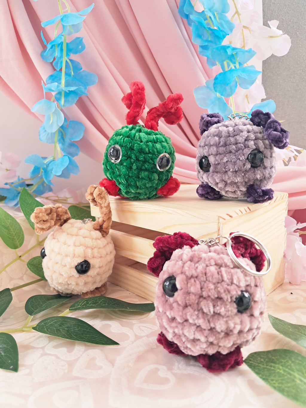 Alien Bug Friends Keychain