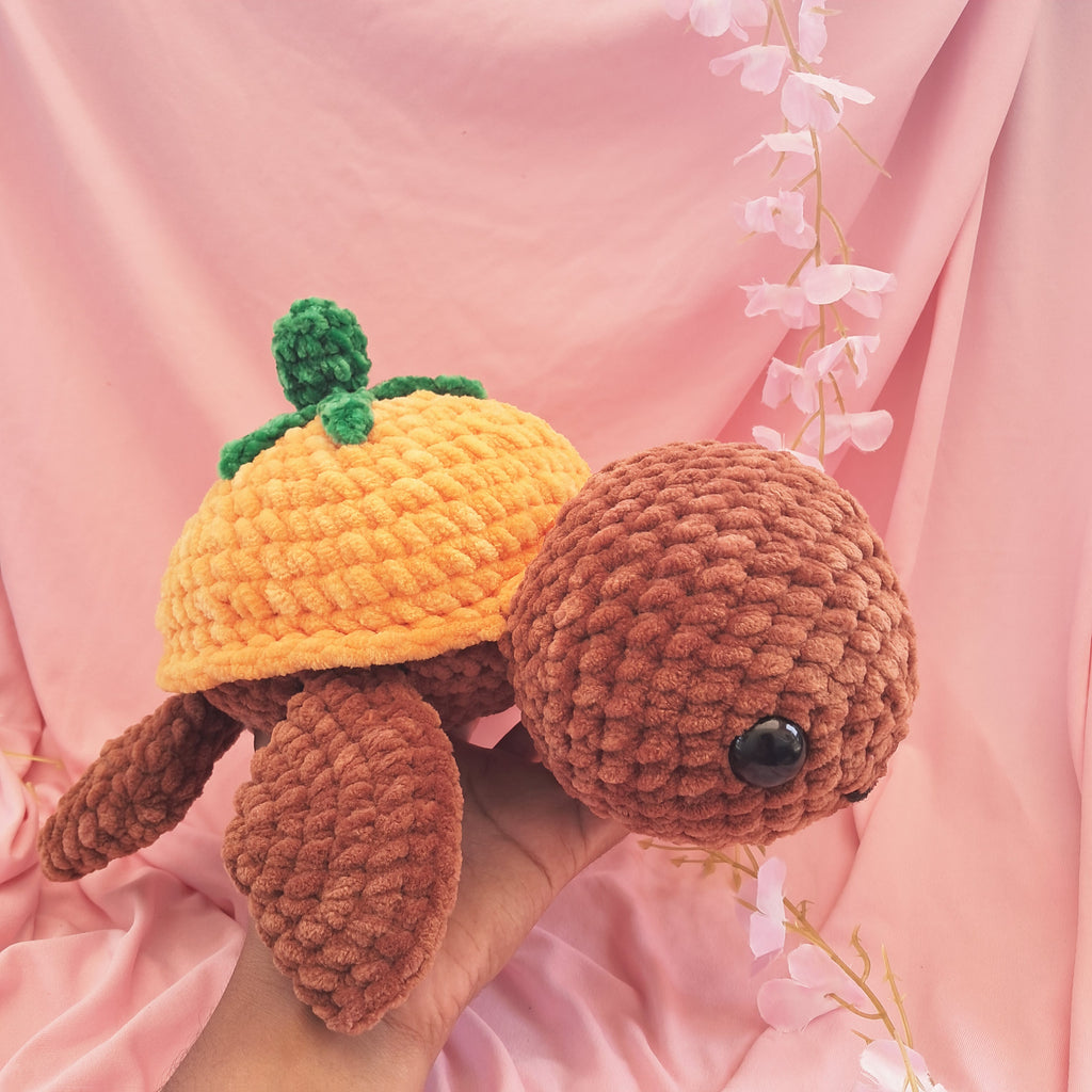 Pumpkin Turtle Plushie