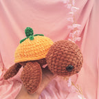 Pumpkin Turtle Plushie