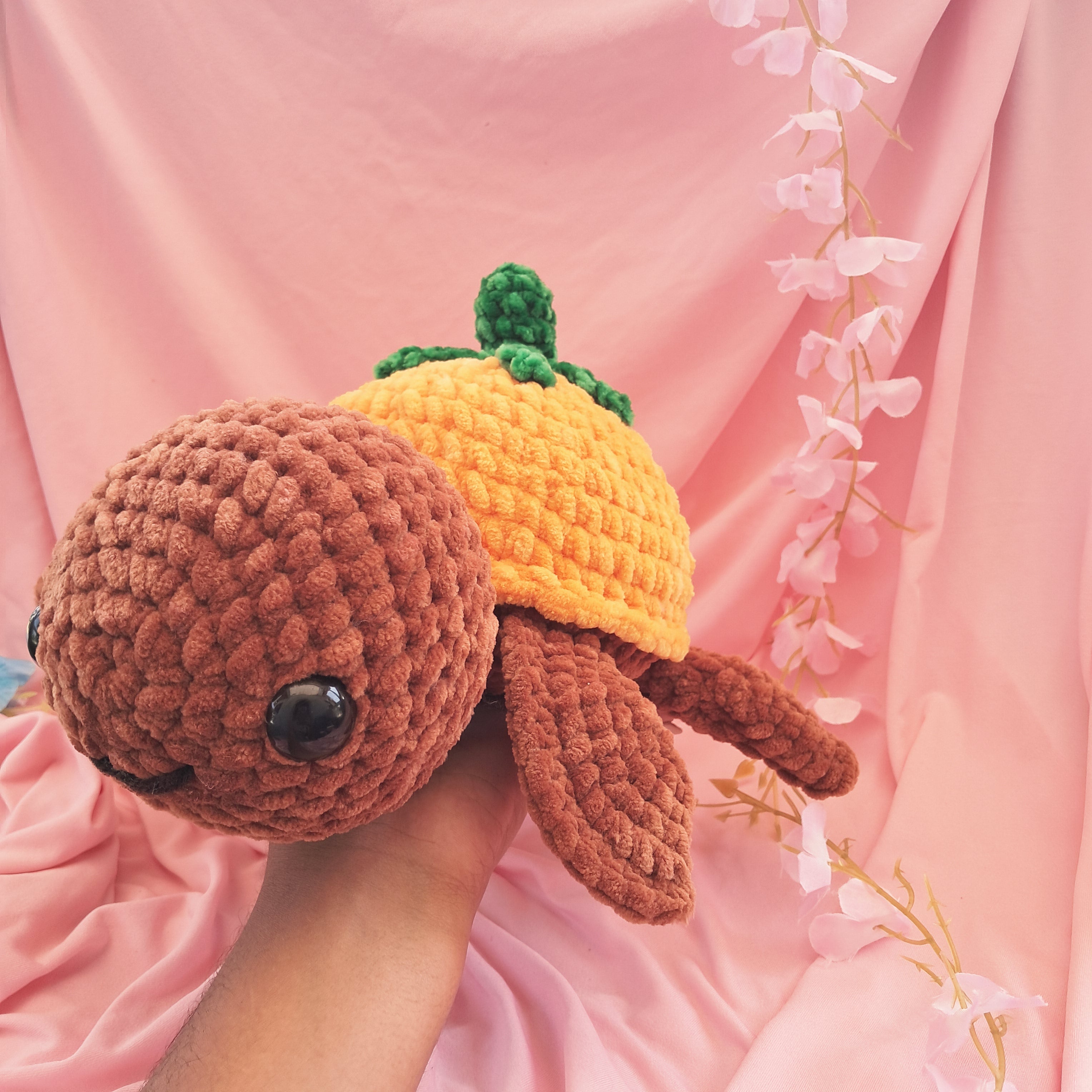 Pumpkin Turtle Plushie