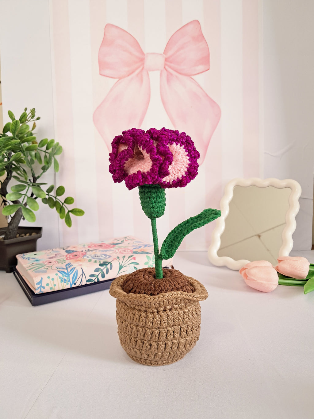 Crochet Flower Pot
